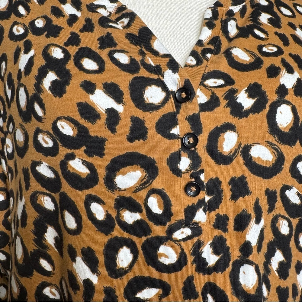 Kim Rogers Animal Print Top – Size 2X - Picture 4 of 9